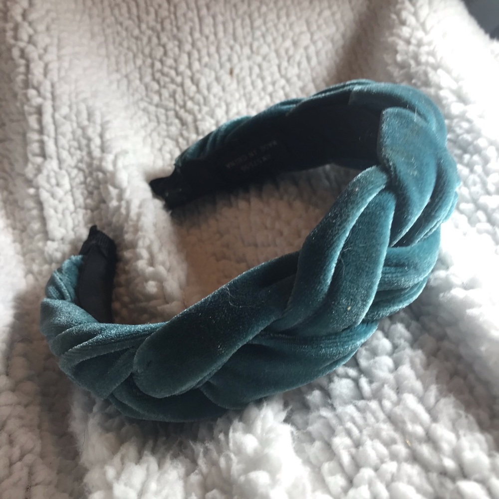 Velvet headband hair accessories braided fabric